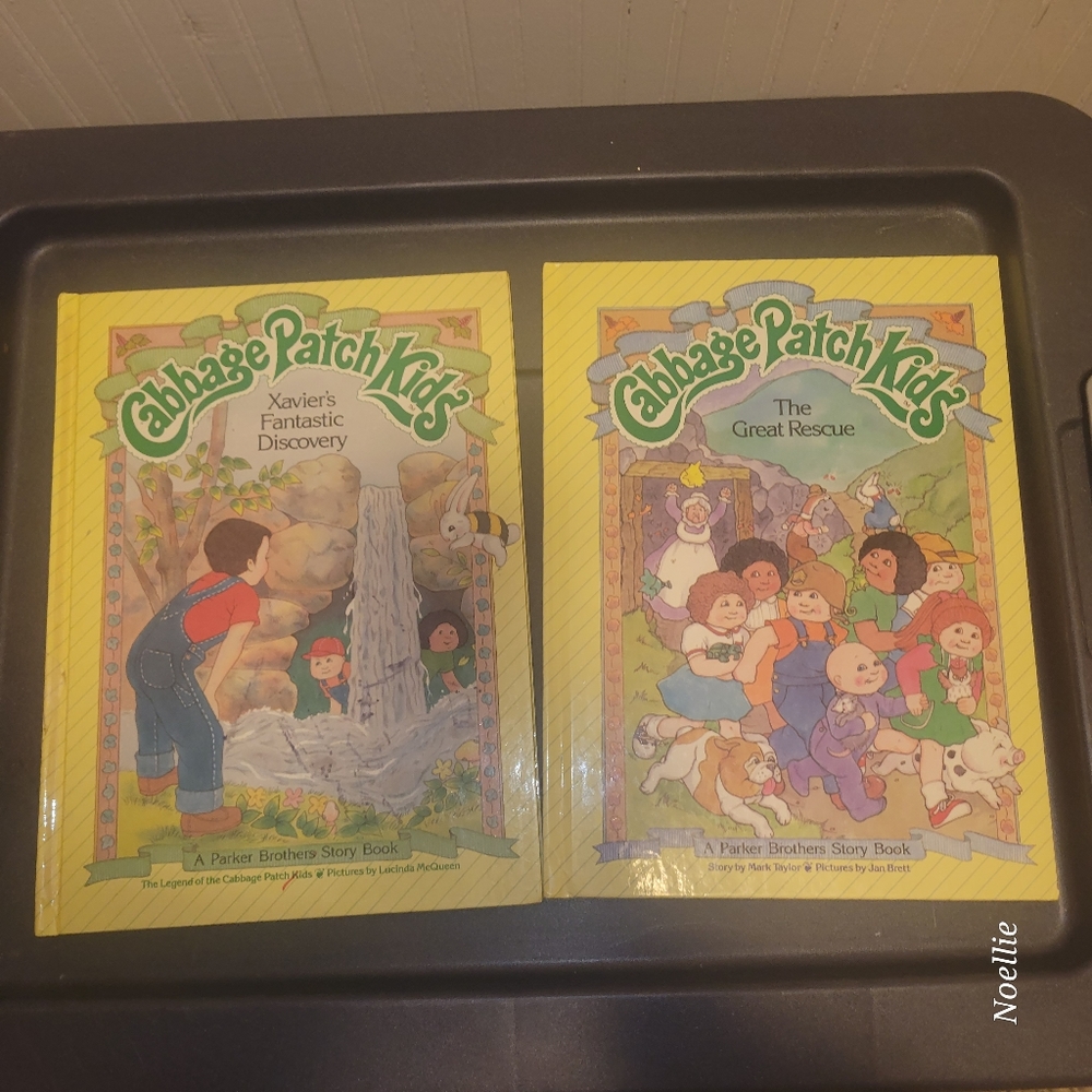 Lot of 2 Cabbage Patch kids books